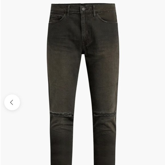 NWT Joe's Jeans Men's the Dean Slim Tapered High Rise Jeans, Lief Grey, size 36 - Picture 7 of 13